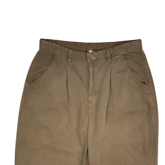 Free People Cya Later Skate Trouser Pant 10 Pleated Front Mid Rise Cottagecore - Picture 7 of 12